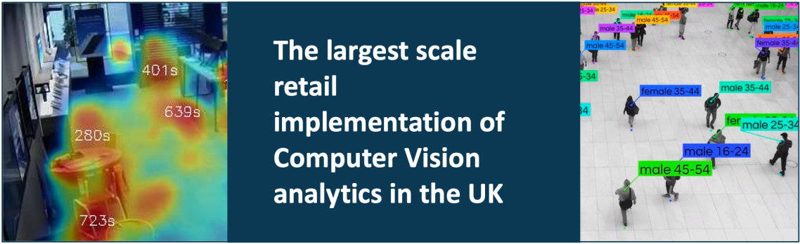 The largest scale retail implementation of Computer Vision analytics in the UK